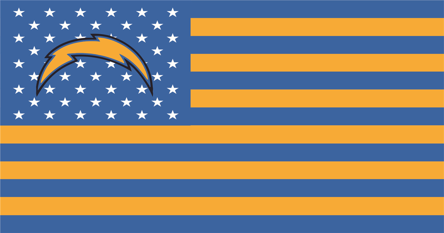 San Diego Chargers Flags DIY iron on transfer (heat transfer)